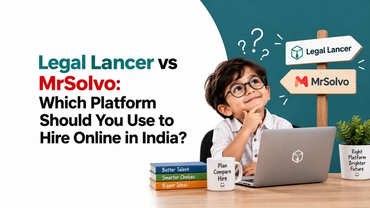 Legal Lancer vs MrSolvo: Which Platform Should You Use to Hire Online in India?